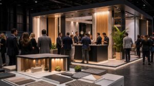 Professional trade show booth scene for Case Study: From Concept to Crowd Magnet — Building a High-Impact Exhibit Booth