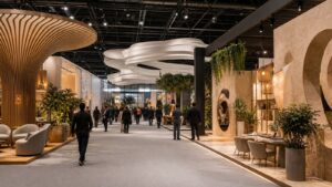 Editorial trade show scene representing trade show sponsorship ideas that increase event revenue for exhibitors in sponsorship opportunities